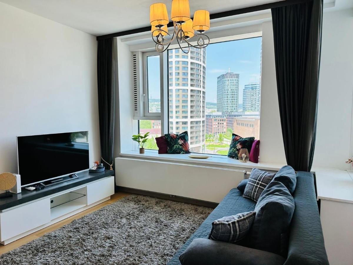 Apartments09 In New Building With Free Parking Panorama City - Amazing View Close To Old Town Братислава Екстериор снимка