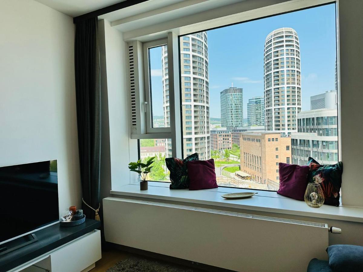 Apartments09 In New Building With Free Parking Panorama City - Amazing View Close To Old Town Братислава Екстериор снимка